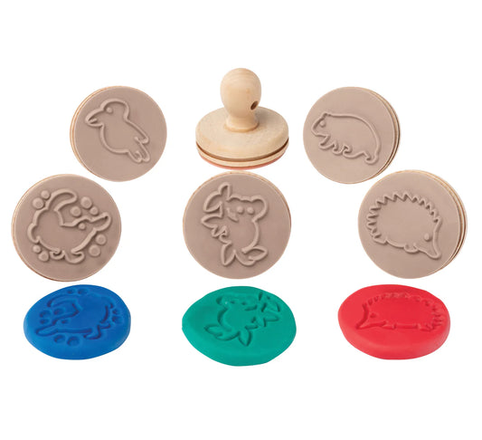 Wooden Dough Stamps - Animals
