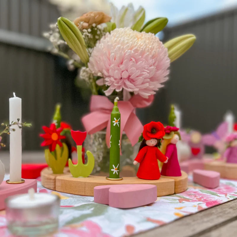 Ahrens Celebration Ring Candles- Flower- Daisy