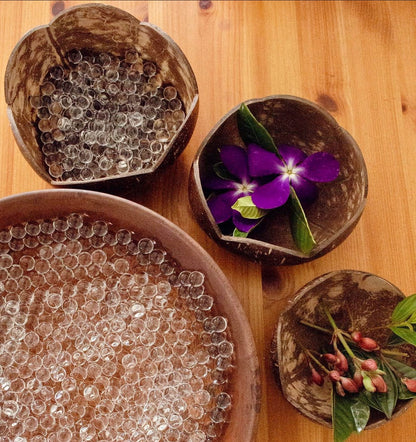 Coco Flower Bowls -set of 3