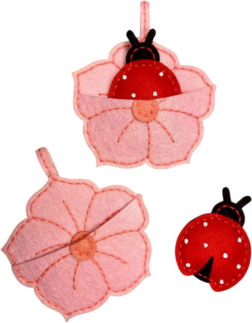 DIY Felt Craft Kit - DIY Ladybird Leaf