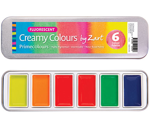 Creamy Colours Watercolours - Fluorescent