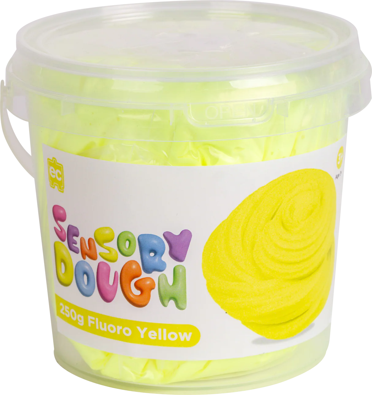 Sensory Dough- Fluoro Yellow