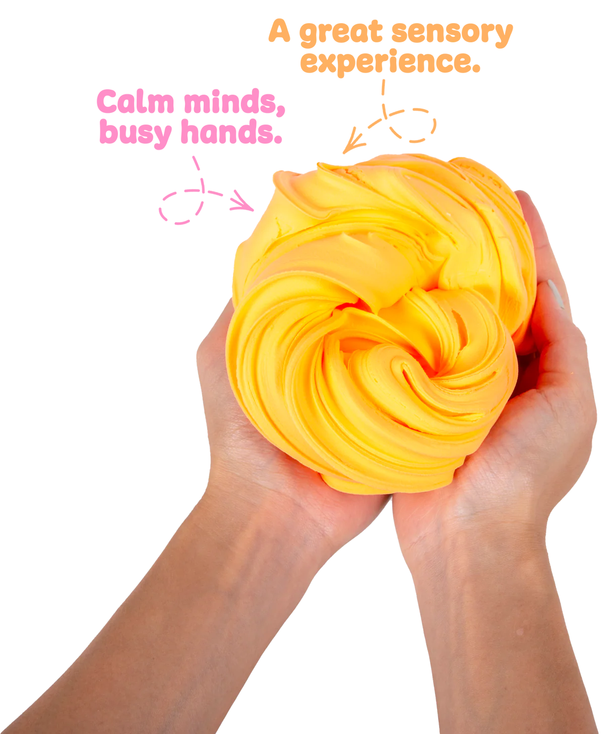 Sensory Dough- Fluoro Orange