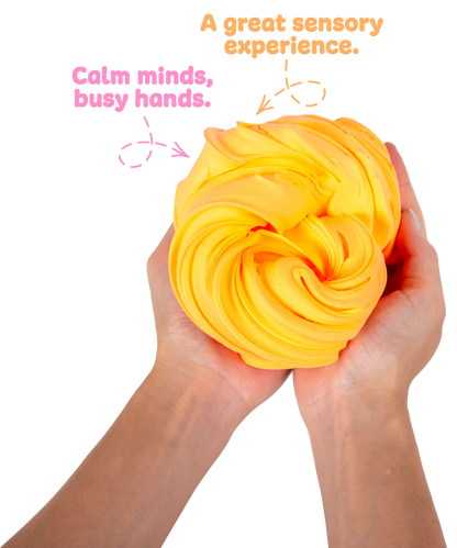 Sensory Dough- Fluoro Orange
