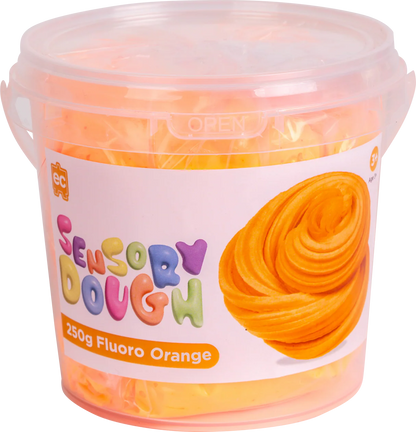 Sensory Dough- Fluoro Orange