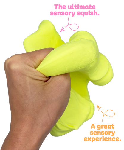 Sensory Dough- Fluoro Yellow