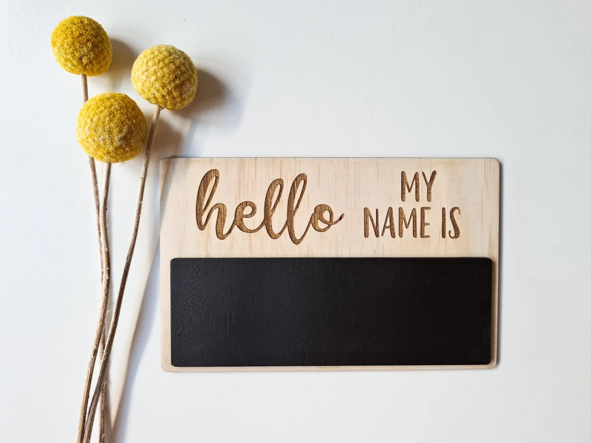 Hello- My Name Is Announcement