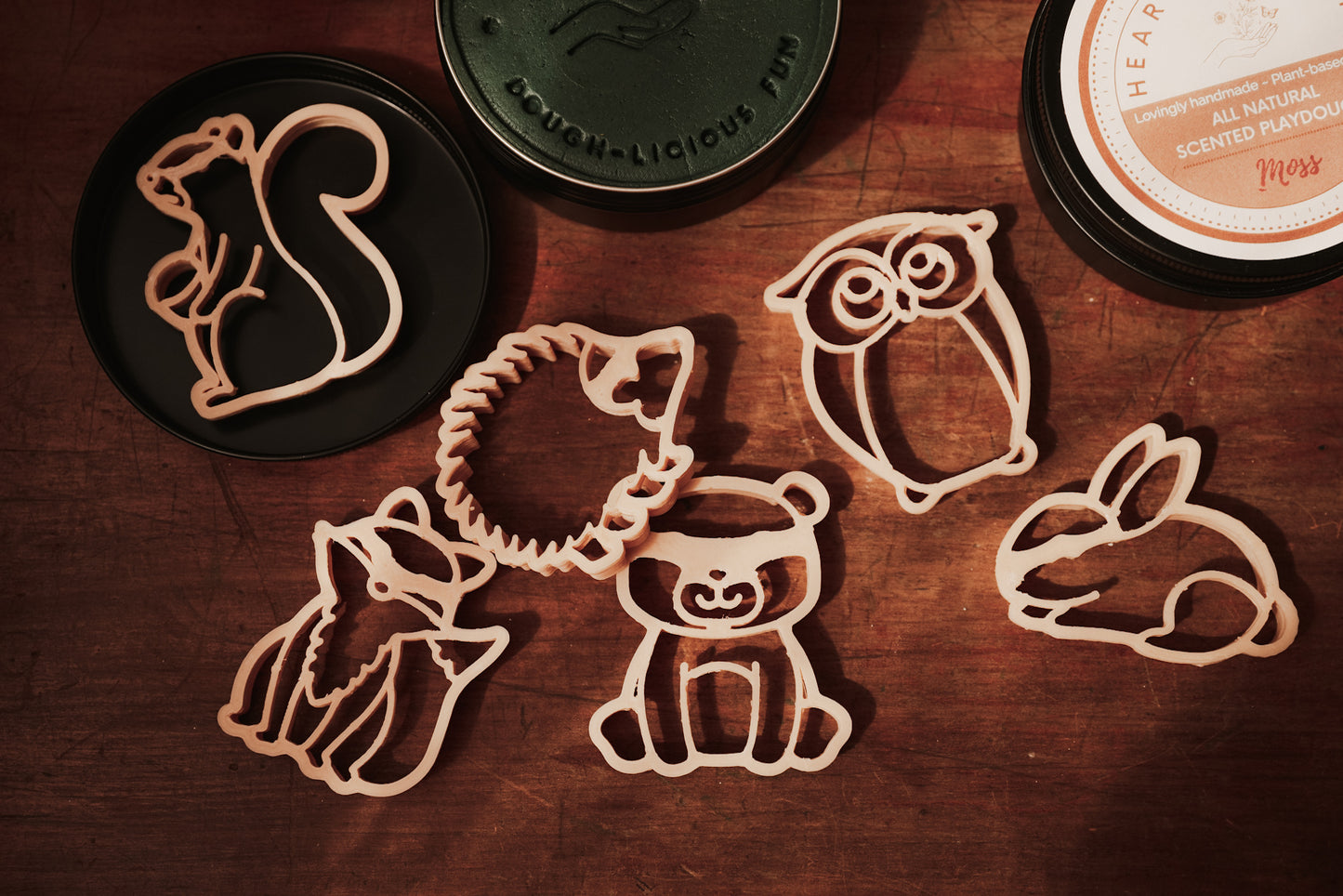 Woodland animals Eco Cutter Set