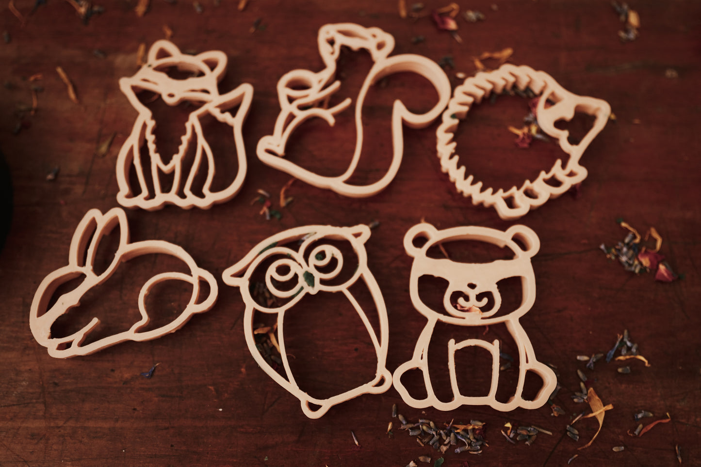 Woodland animals Eco Cutter Set