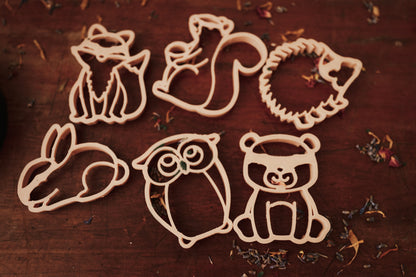 Woodland animals Eco Cutter Set
