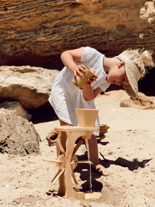 Wooden Water & Sand Wheel