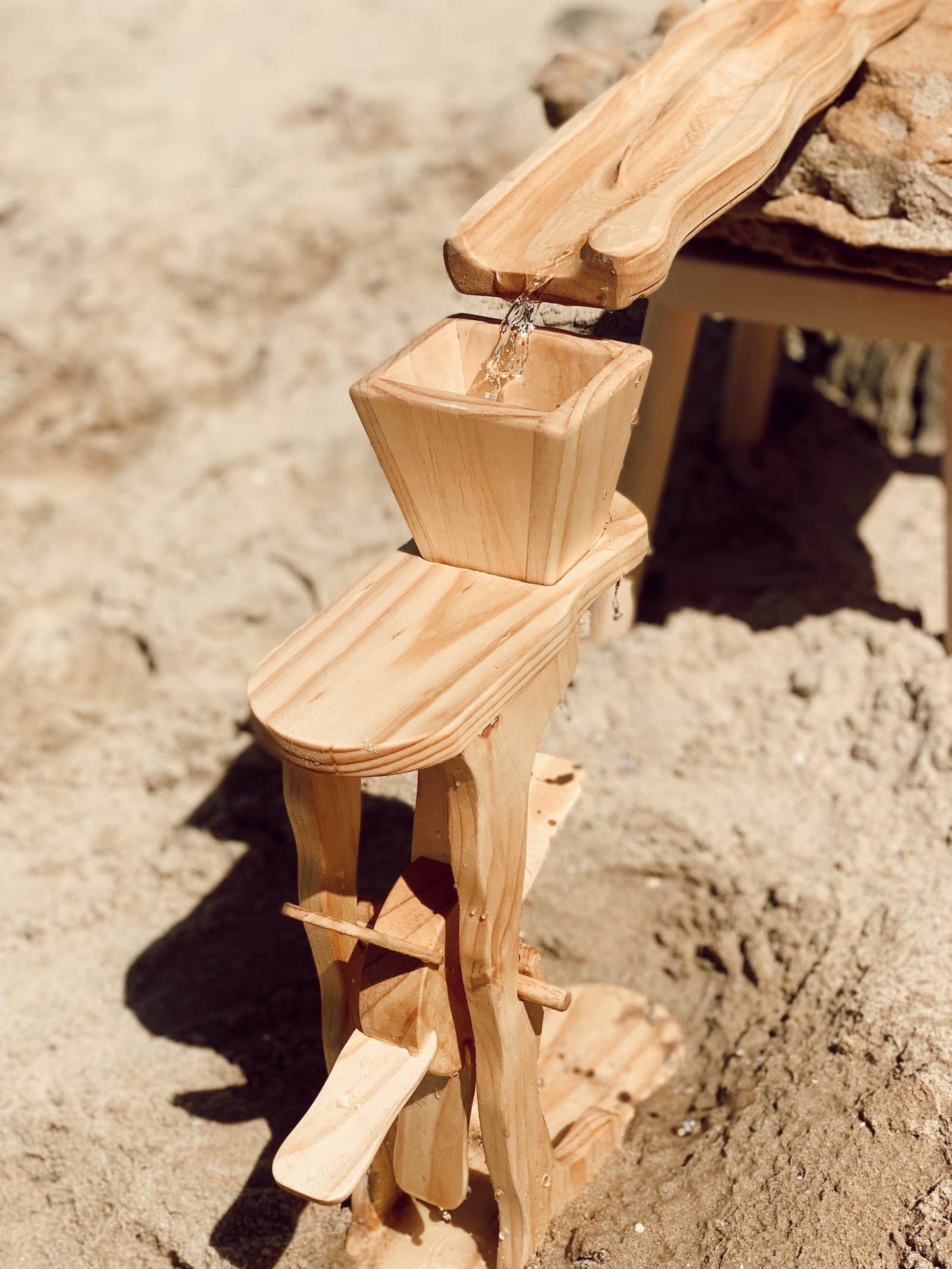 Wooden Water & Sand Wheel