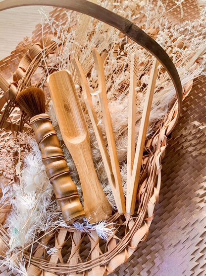 Natural Bamboo Fine Motor Set