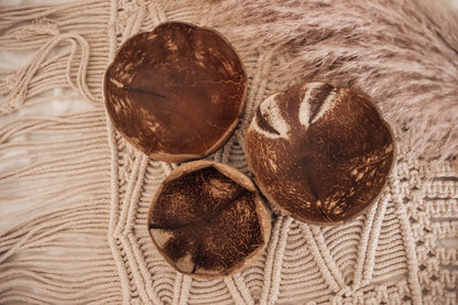 Coco Flower Bowls -set of 3