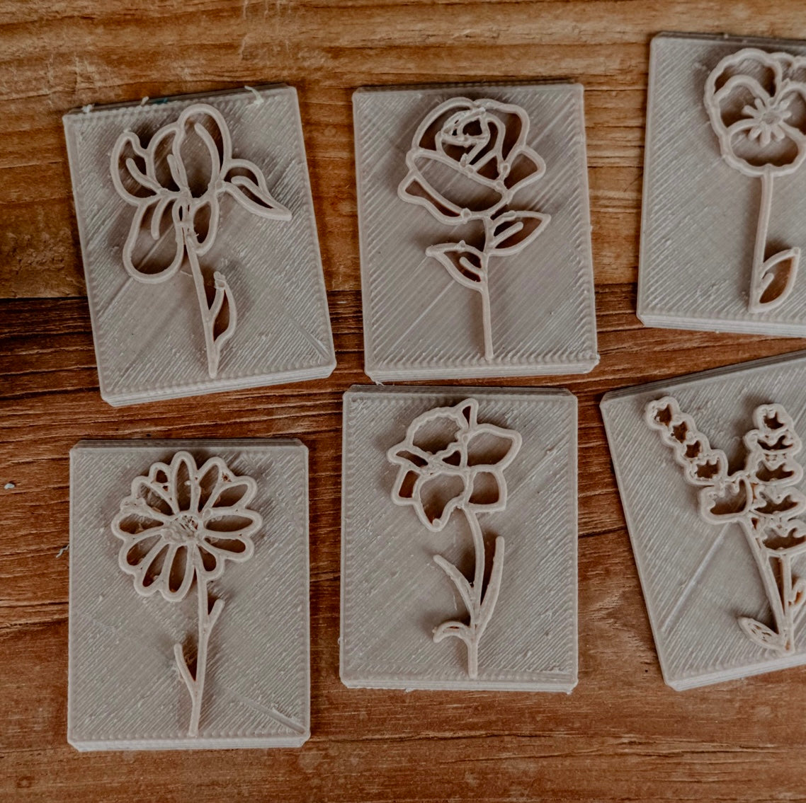 Flower Eco Stamp Set