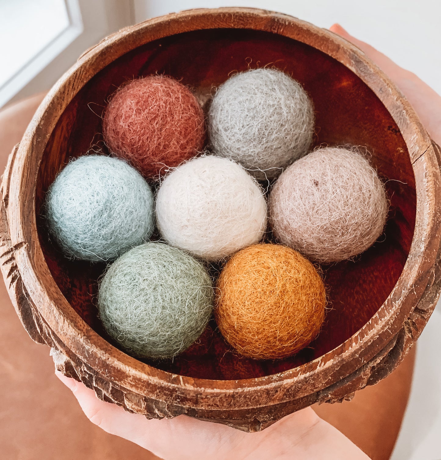 Felt balls - assorted sizes