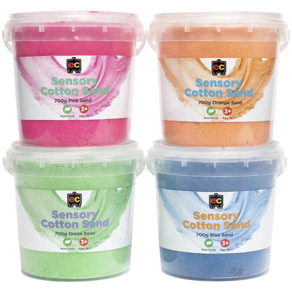 Sensory Cotton Sand- assorted colours available