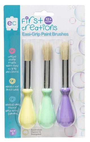 Easi-Grip Paint Brush Set of 3
