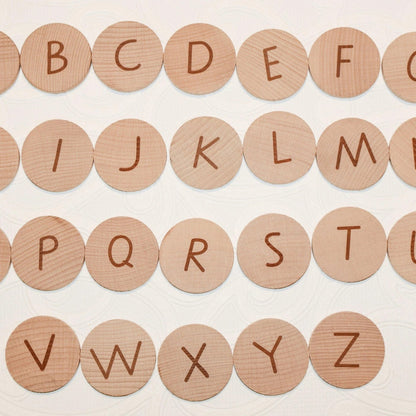 Alphabet Discs Dual Sided Upper and Lower Case