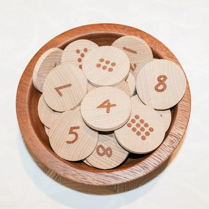 Number Counting and Subitising Discs 1 - 20